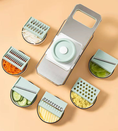 ChopMaster 6-in-1 Manual Vegetable Chopper – Ultimate Kitchen Slicer for Fast, Easy Prep  Description: