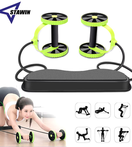 Ab Roller for Abs Workout Multifunctional Thicker Ab Roller Wheel Exercise Equipment Easy to Use Ab Roller Body Shaping for Gym