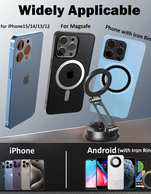 Load image into Gallery viewer, Magsafe Car Mount - 360 Rotation Magnetic Adjustable Phone Holder for Car Windshield Car Mount Kit and Phone Holder
