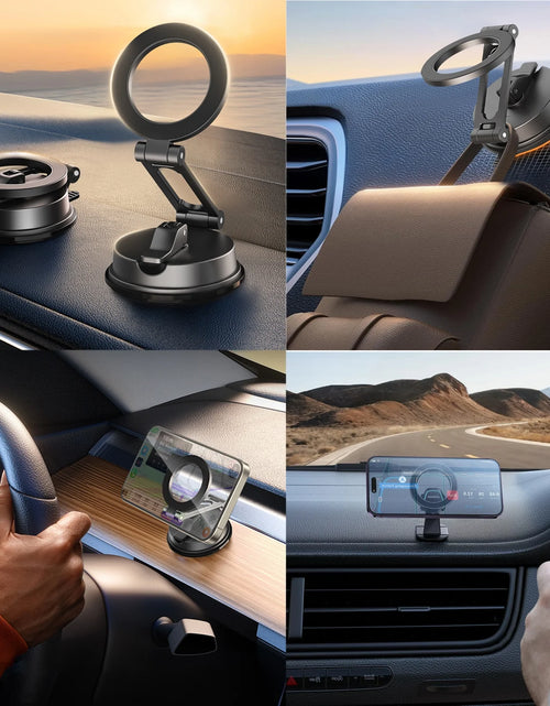 Load image into Gallery viewer, Magsafe Car Mount - 360 Rotation Magnetic Adjustable Phone Holder for Car Windshield Car Mount Kit and Phone Holder
