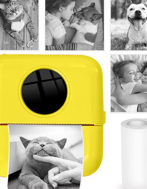 Load image into Gallery viewer, Pocket Printer Wireless BT Thermal Printers with 1 Rolls Printing Paper and 1200Mah Battery, Portable Inkless Printer

